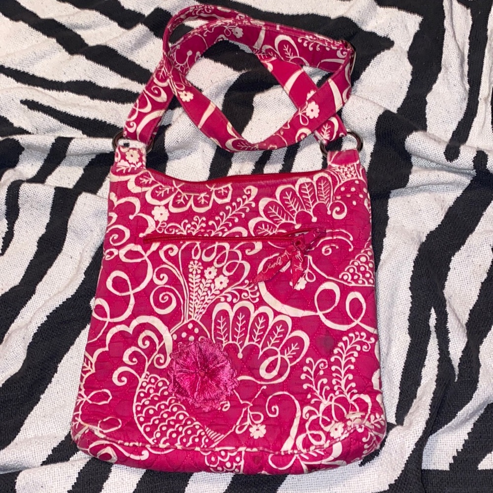 Hand-Embroidered Vera Bradley Crossbody Bag